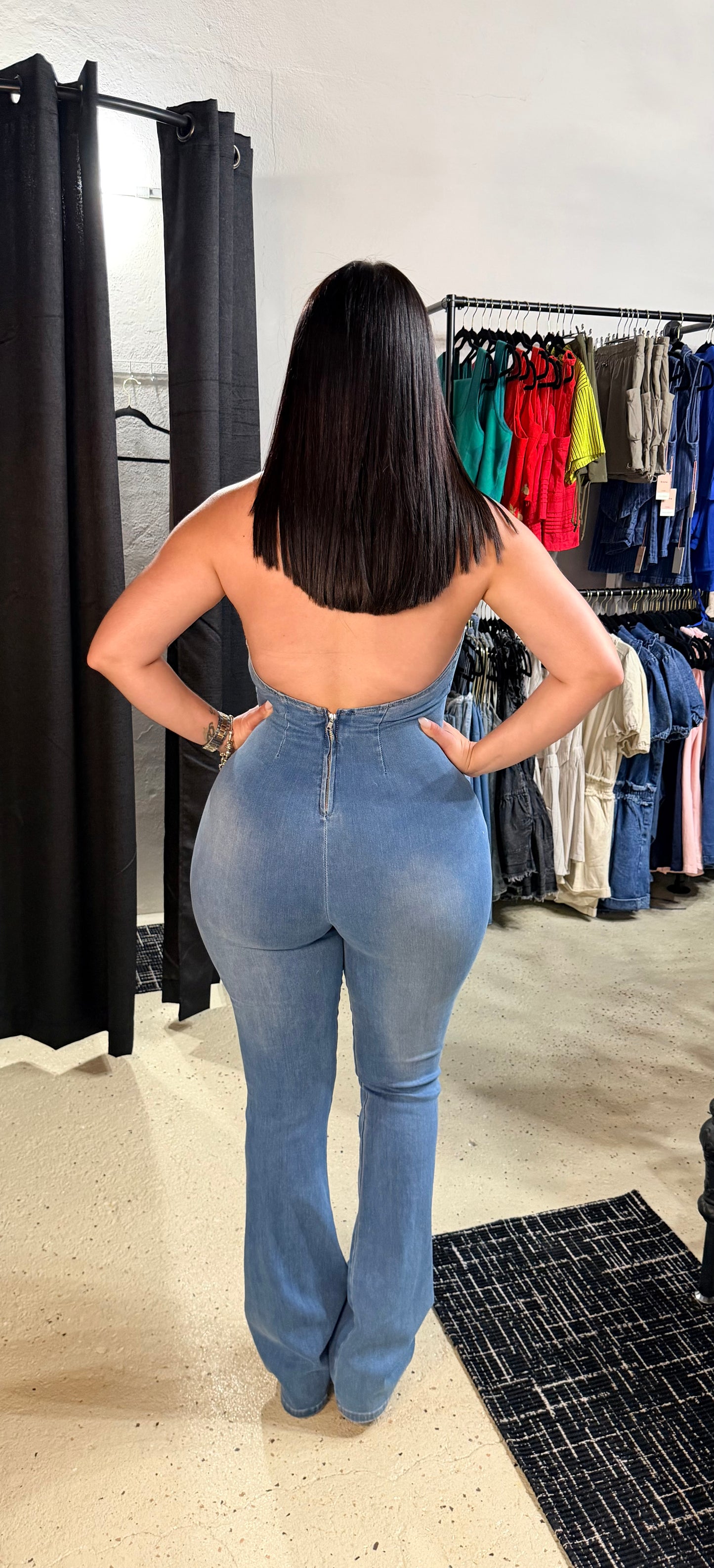 Luna Blue Jumpsuit