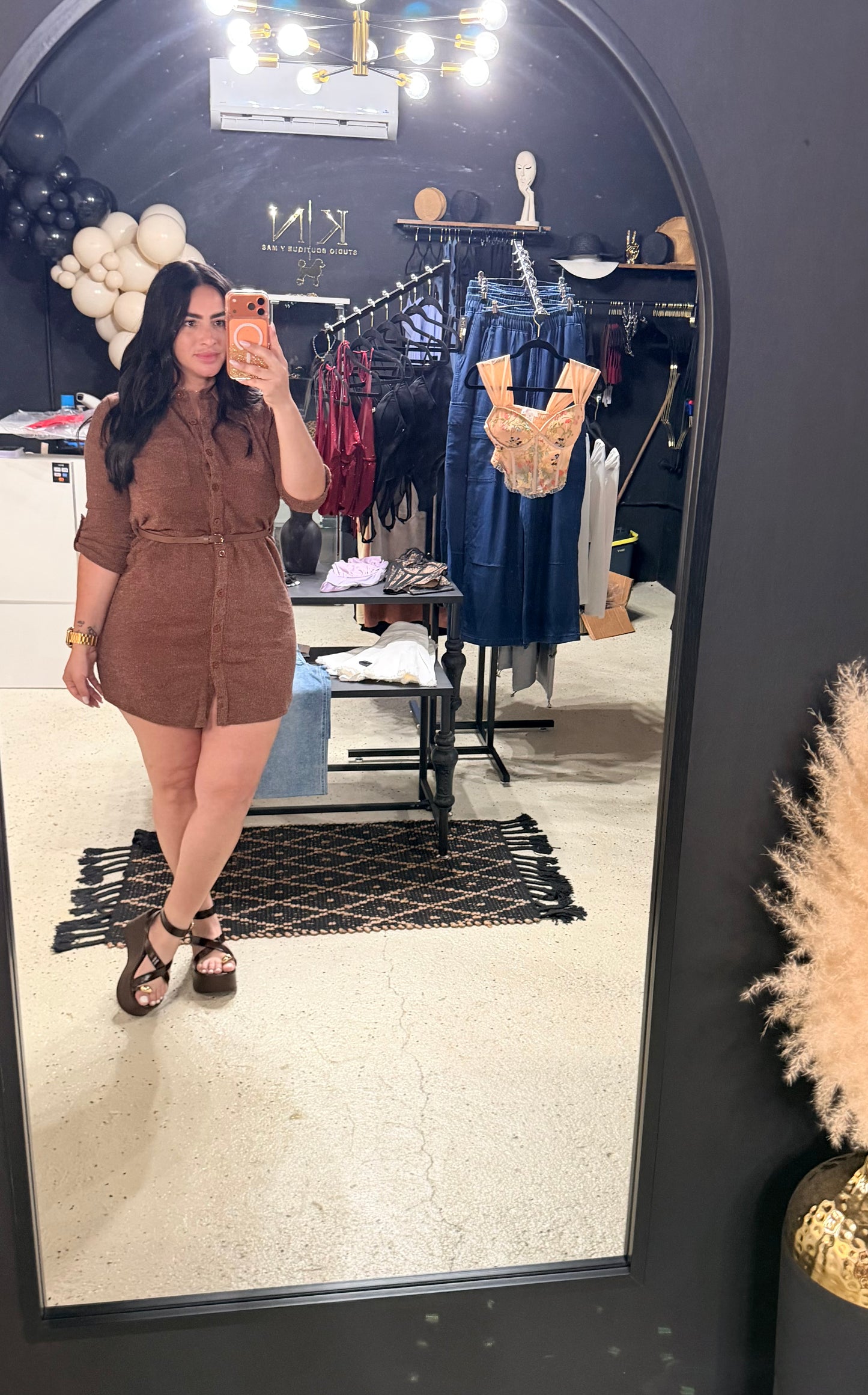 Cocoa Curve Dress