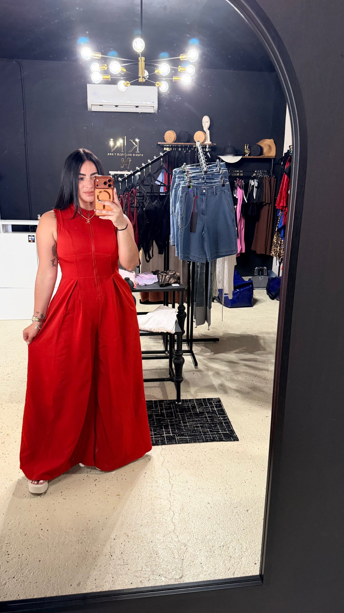 Victoria Red Rompers