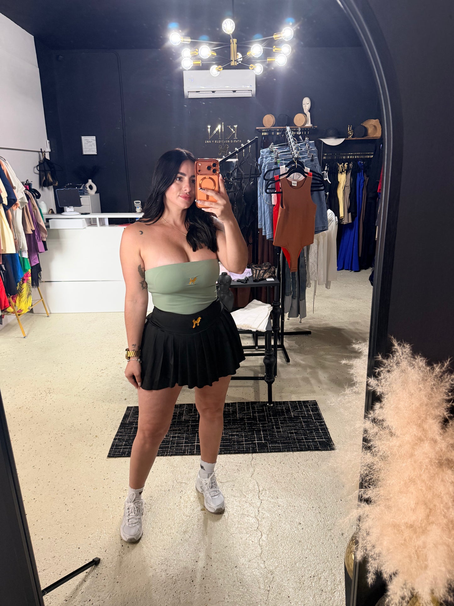 Black Amelia Skort