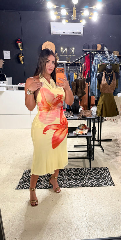 Sunset Bloom Dress