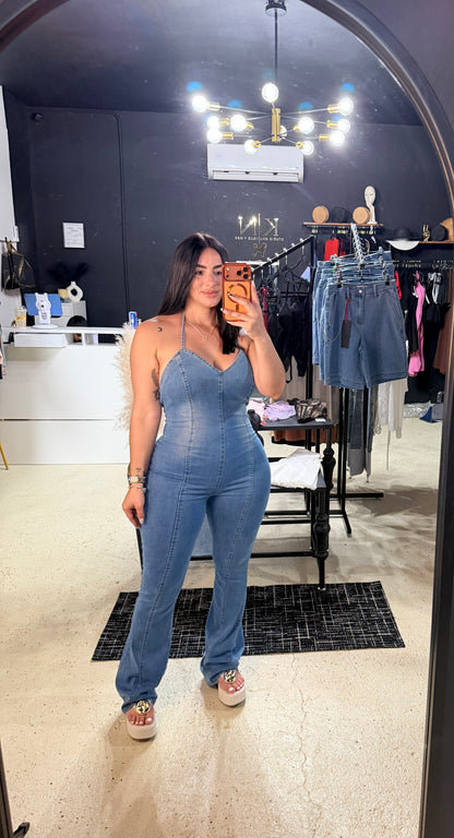 Luna Blue Jumpsuit