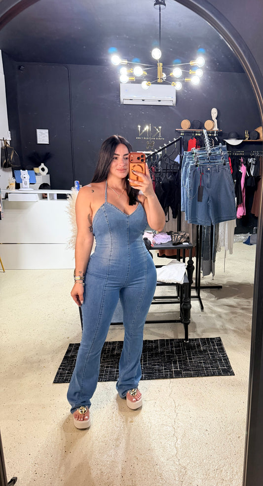 Luna Blue Jumpsuit