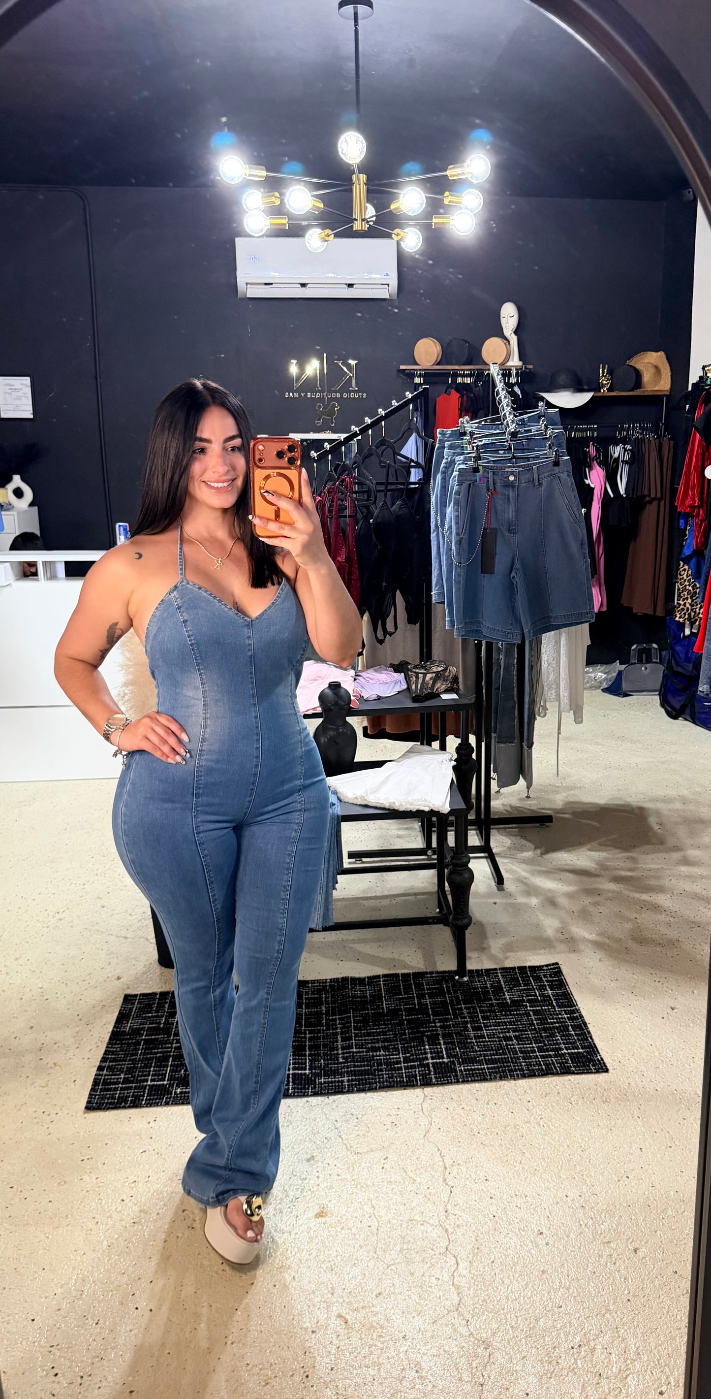 Luna Blue Jumpsuit