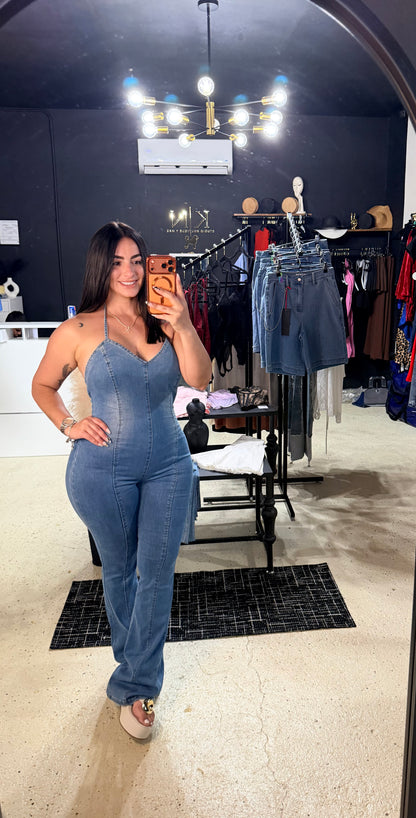 Luna Blue Jumpsuit