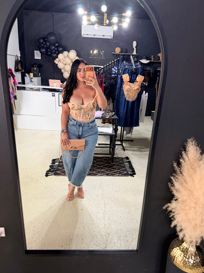 Blush Garden Bustier