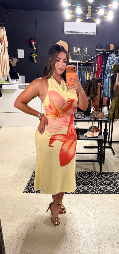 Sunset Bloom Dress