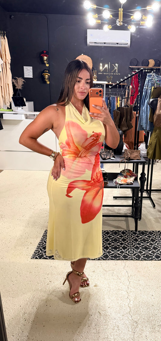 Sunset Bloom Dress