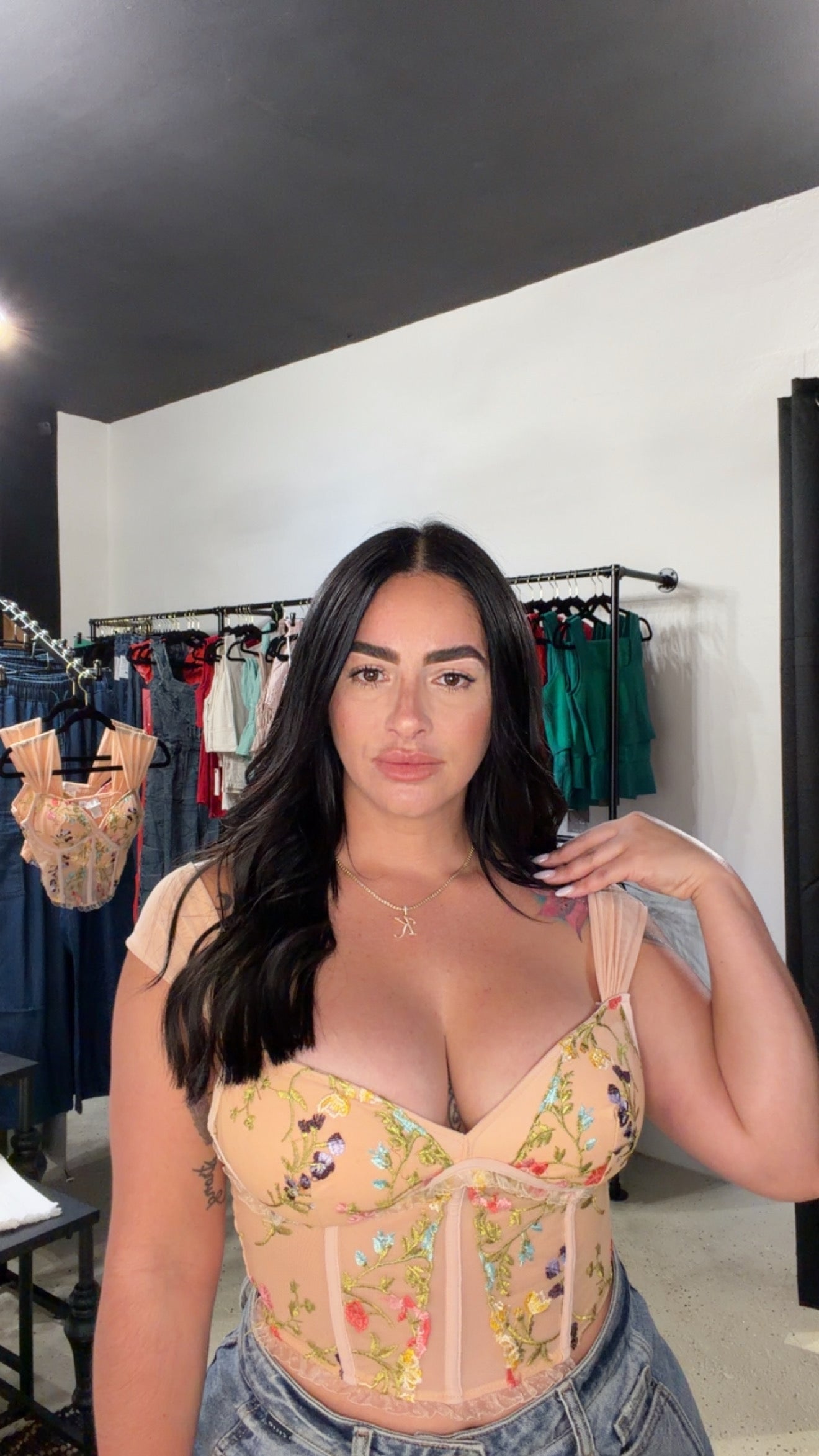Blush Garden Bustier