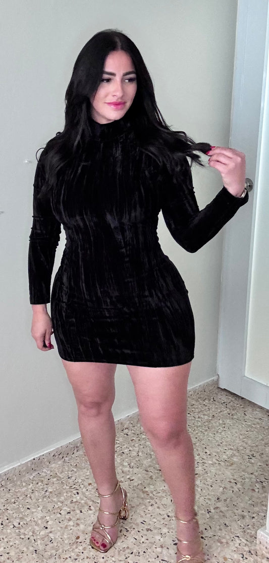 Midnight Velvet Dress