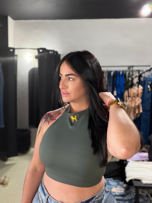 Halter Neck Poodle Top