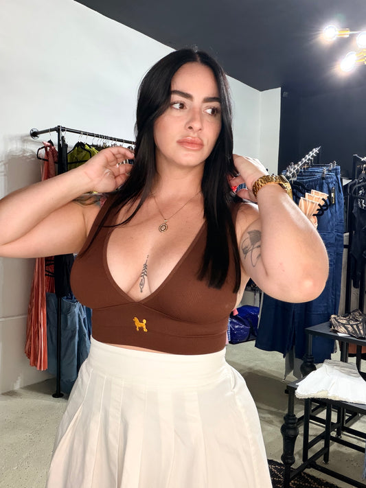 Mocha Glow Poodle Top