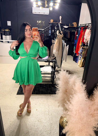 Emerald Breeze Dress