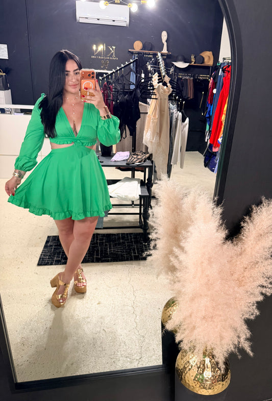 Emerald Breeze Dress