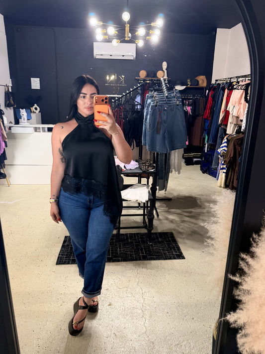 Luna Satin Top