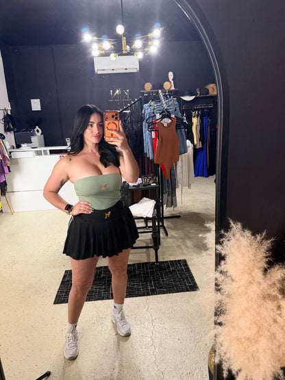 Black Amelia Skort