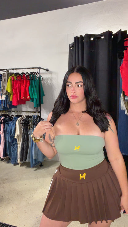 Brown Amelia Skort