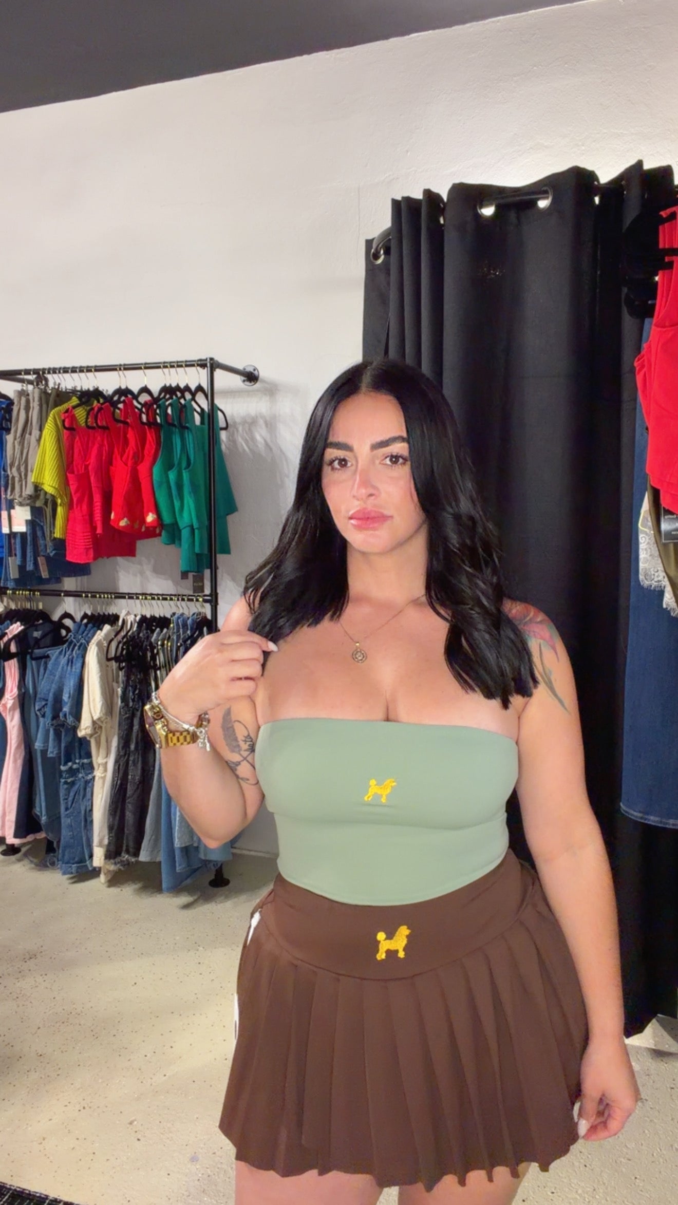 Brown Amelia Skort