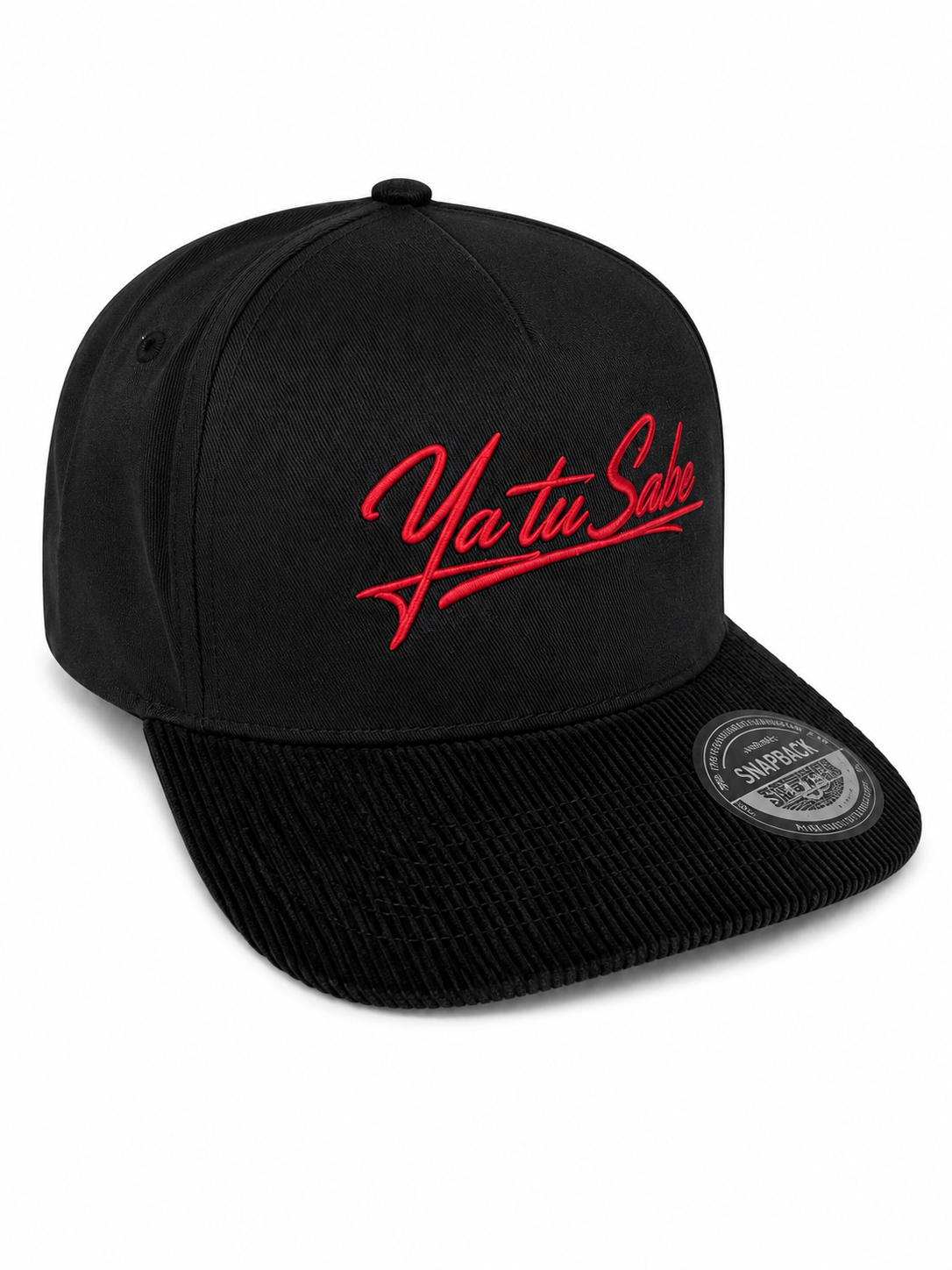 Red Bottom Ya Tu Sabe Corduroy Snapback