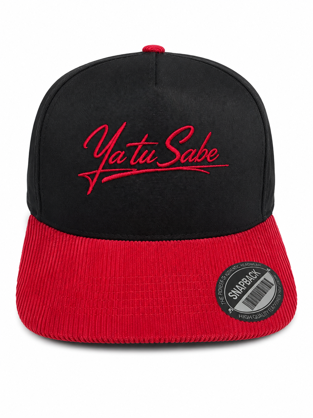 Crimson Ya Tu Sabe Corduroy Snapback