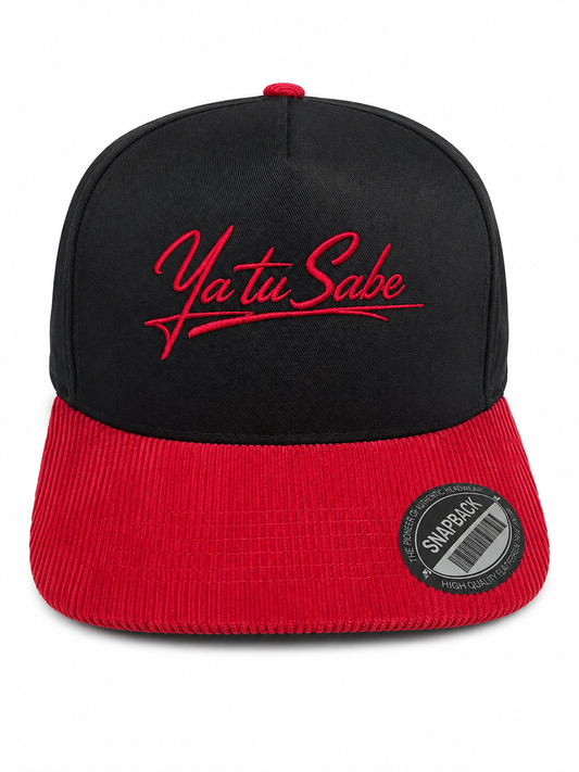 Crimson Ya Tu Sabe Corduroy Snapback